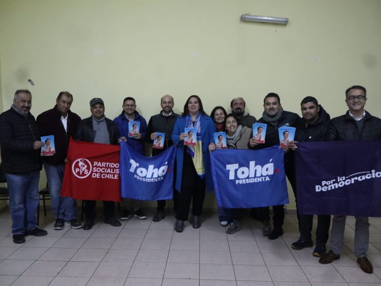 Senadora Vodanovic y alcalde Briones lideraron conformación de comando por Tohá en Longaví