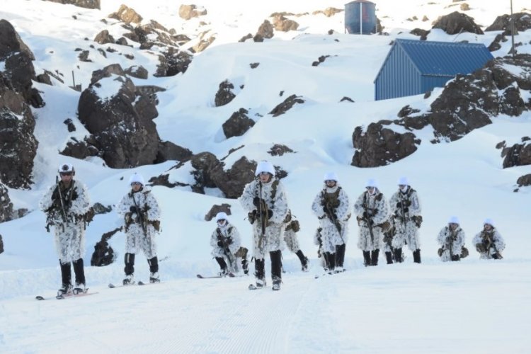 Soldados de montaña se entrenan en altura