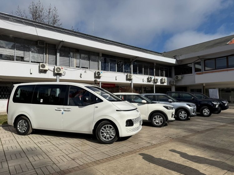 Municipalidad de Parral incorpora cinco nuevos vehículos a su flota para fortalecer servicios comunitarios