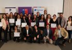 Mujeres de cinco comunas del Maule se gradúan en curso de gasfitería de Aguas Nuevosur en alianza con SernamEG