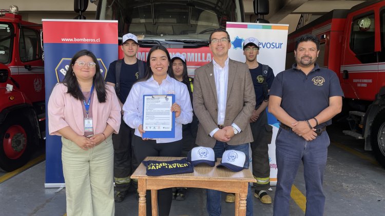 Nuevosur y el Cuerpo de Bomberos de San Javier lanzan campaña de apoyo financiero