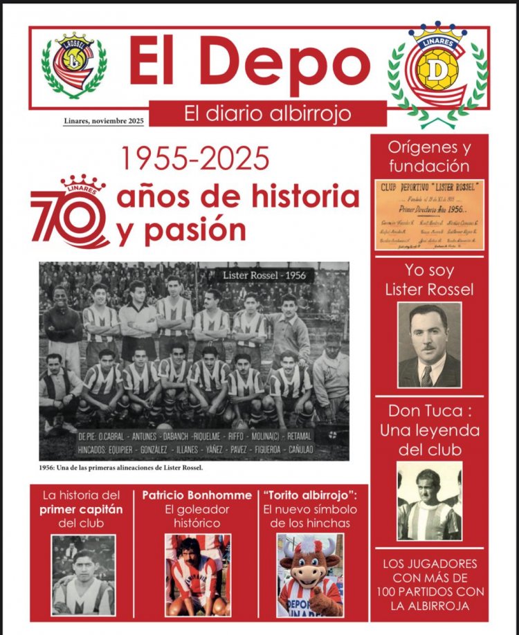 Un libro y un diario para celebrar los 70 años de Deportes Linares