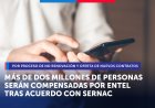 Tras acuerdo con SERNAC más de 2 millones de personas serán compensadas por ENTEL