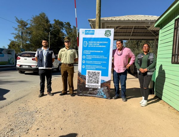 Linares: Municipio y Carabineros implementan registro obligatorio digital para visitantes de Altos del Achibueno