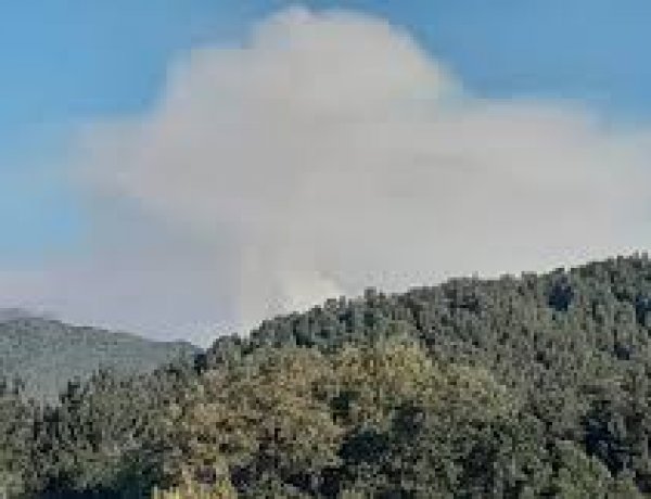 (AUDIO) Activo y en combate sigue incendio en Cajón Pejerrey al interior del Santuario Achibueno de Linares