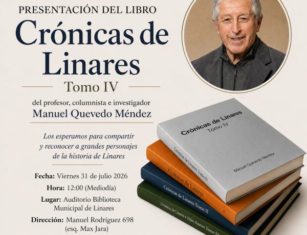 Llega el Tomo IV de las “Las Crónicas de Linares”