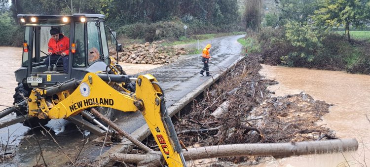 SEREMI de Obras Pública realiza balance de daños por temporales: 115 afectaciones en la Región del Maule