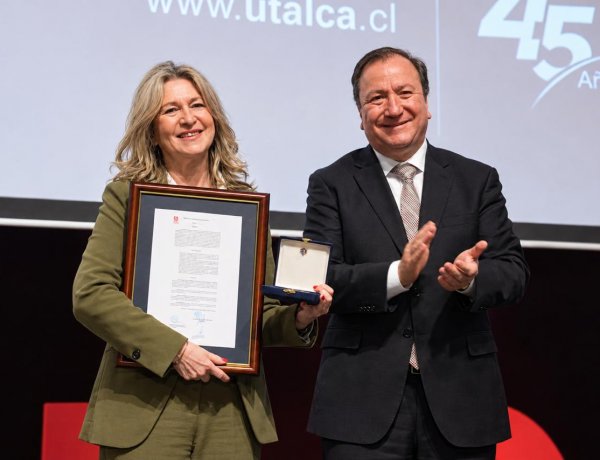 Talca otorga Medalla al Mérito a talquina que es primera mujer rectora de la Universidad de Concepción en sus 107 años de historia
