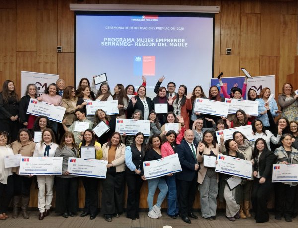 SernamEG Maule otorga 60 millones de pesos para estimular 12 proyectos colectivos de mujeres emprendedoras de la región