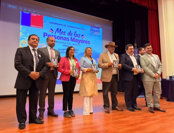 Municipalidad de Longaví recibe reconocimiento por su compromiso con las personas mayores