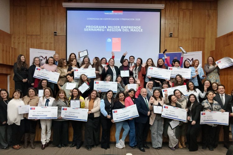 SernamEG Maule otorga 60 millones de pesos para estimular 12 proyectos colectivos de mujeres emprendedoras de la región