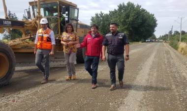 Mejoran 11 kilómetros de ruta en la localidad de Melozal