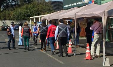 Autoridades fiscalizaron medidas de seguridad e higiene en supermercados y locales de retail
