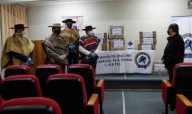 Asociación de Criadores de Linares donó insumos médicos a hospital base