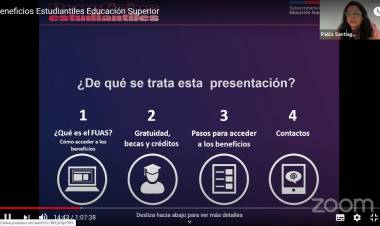 Más de mil personas se conectaron en taller virtual sobre  Beneficios Estudiantiles del CFT Estatal del Maule