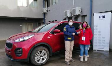 PDI San Javier recupera vehículo robado en Santiago
