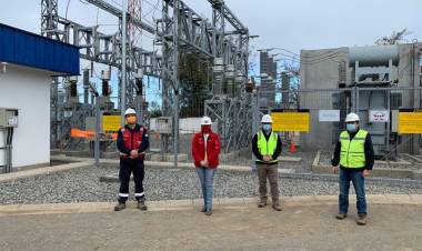Seremi Energía Maule verifica en terreno obras de transmisión y distribución en ampliación de subestación Panimávida 