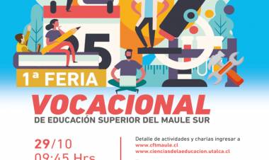 CFT Estatal del Maule y Universidad de Talca  organizan "I Feria Vocacional del Maule Sur"