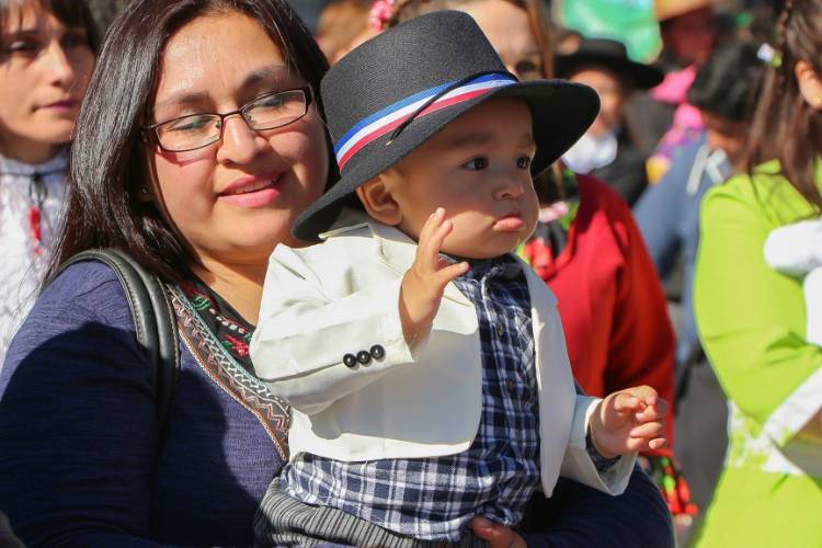 Párvulos se lucieron dando el vamos a Fiestas Patrias en Linares