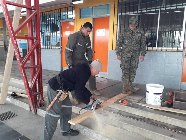 Escuela de Artillería realizó operativo en Maule sur