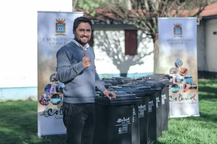 La próxima semana comienza la entrega de 5.500 contenedores de basura en Colbún