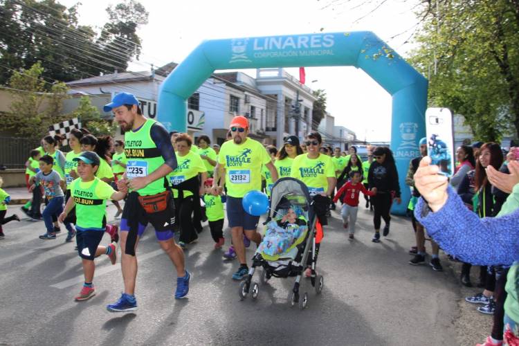 San Javier, Maule y Linares viven Fiesta del Running