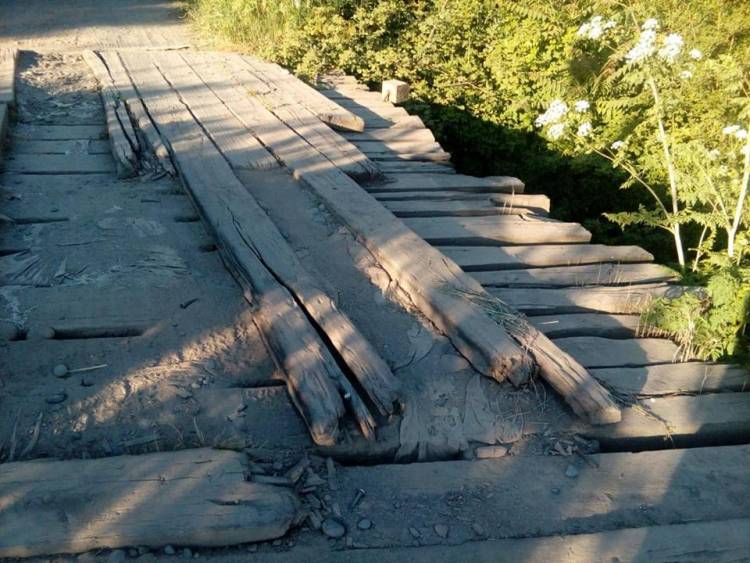 Grave estado de puentes en zonas rurales de Longaví
