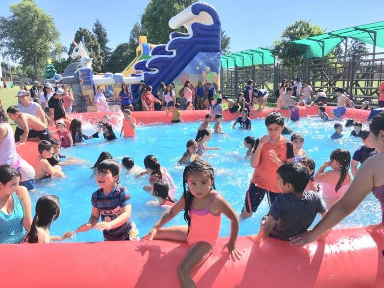 Cientos de niños disfrutaron de show navideño en Longaví