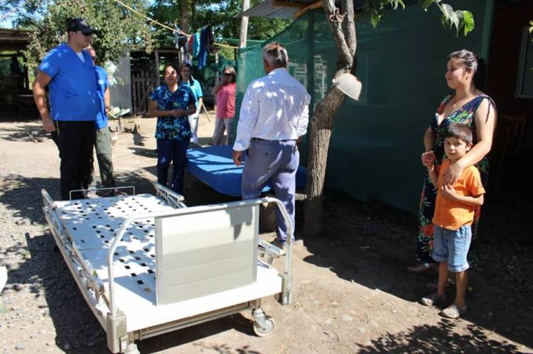 Donan catre clínico a menor postrado en la comuna de Longaví