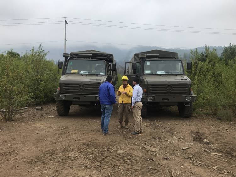 CONAF da por “controlados” incendios en Colbún, Linares y Parral