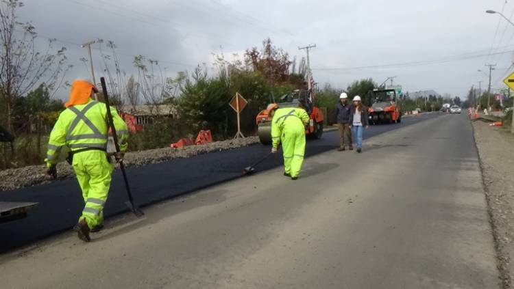 Mejoramiento ruta Panimávida-Colbún tiene un avance del 70%