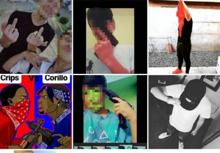 Pandillas escolares “Los Corillos”, “Los Crips” y “Los Chichis” adiestran a niños como verdaderos soldados