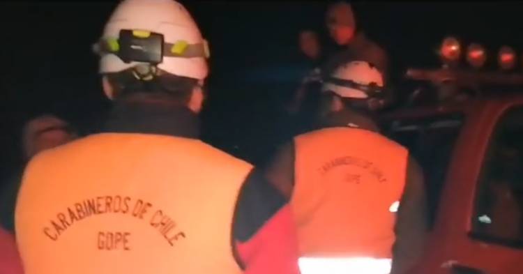 GOPE encabeza operación “rastrillo” para ubicar a menor desaparecido presuntamente en aguas del río Achibueno