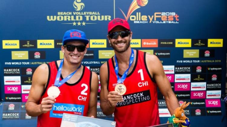 Primos Grimalt quedaron fuera en primera ronda del Mundial de vóleibol playa en Hamburgo