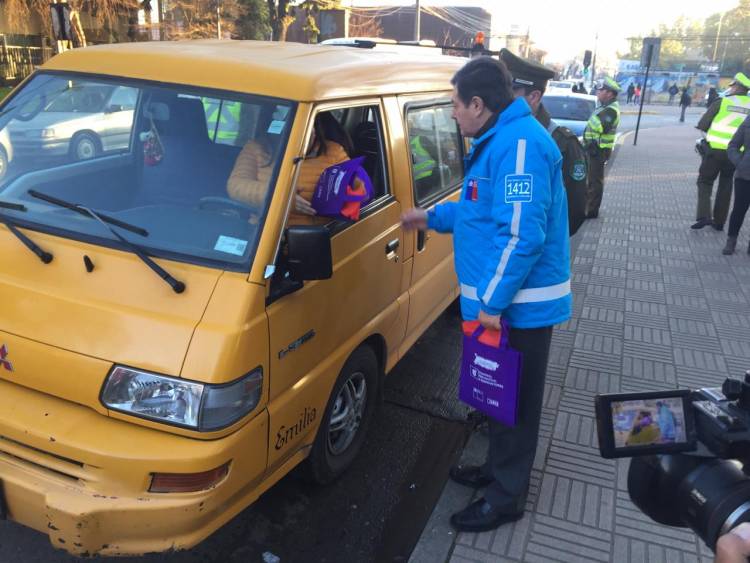 Narcotest: ningún chofer de furgón escolar fiscalizado en Linares arrojó consumo de drogas