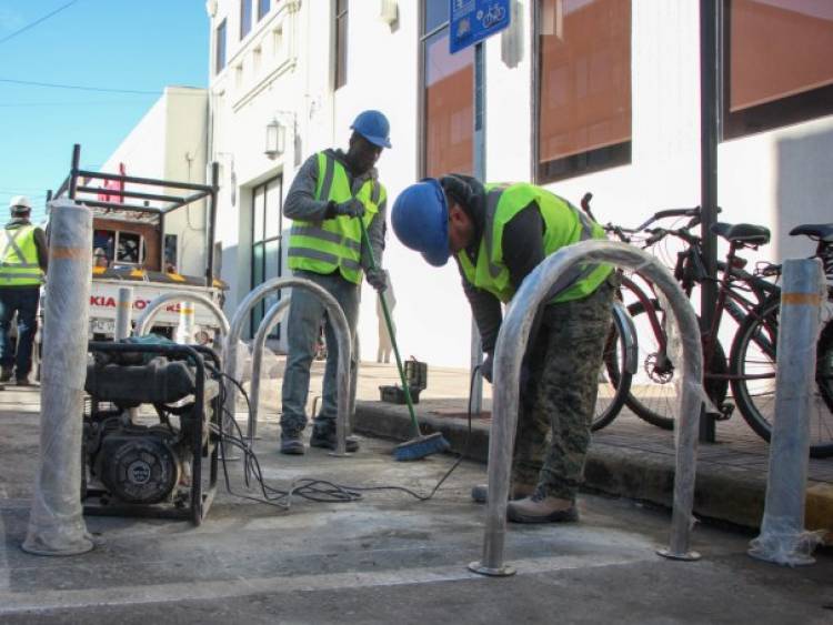 En Linares implementan 40 bici-estacionamientos