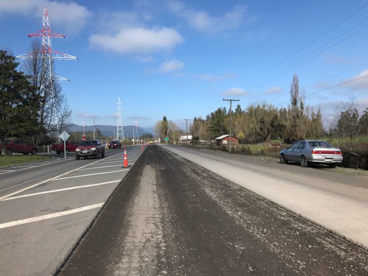 Avanza mejoramiento de Ruta CM7 en Colbún