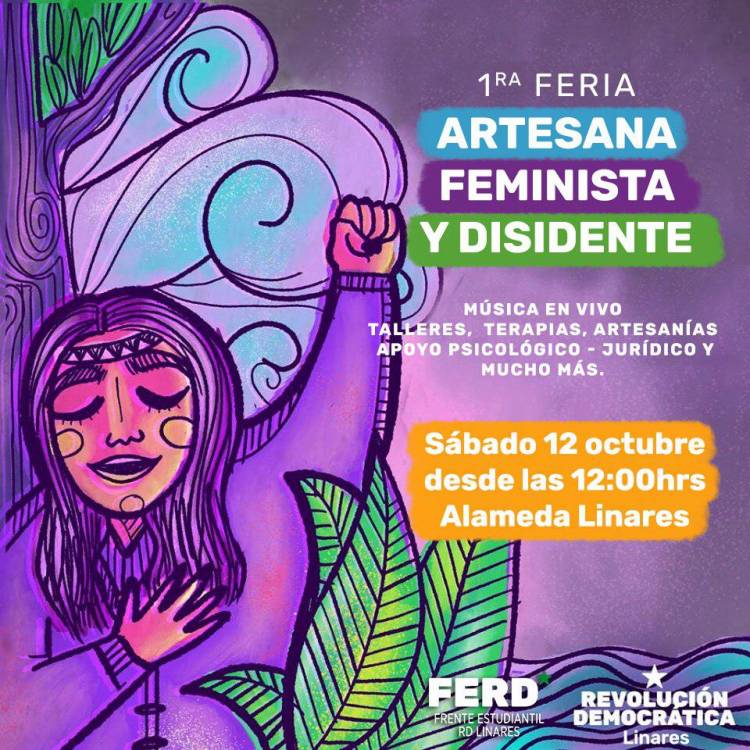 Con arte y cultura parte “Primera Feria Artesana, Feminista y Disidente”