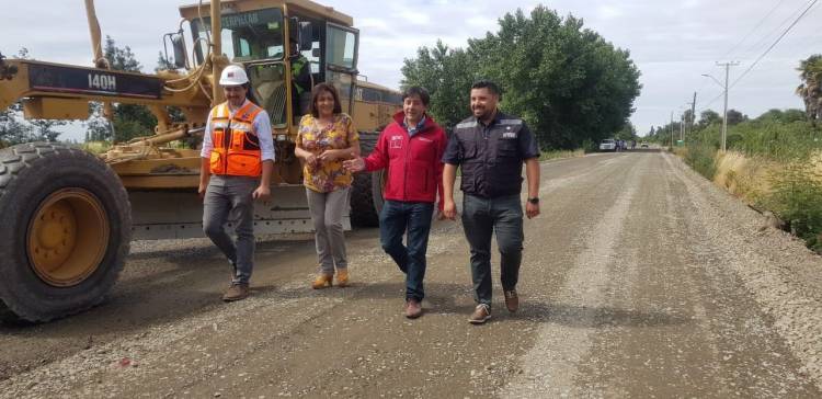  Mejoran 11 kilómetros de ruta en la localidad de Melozal