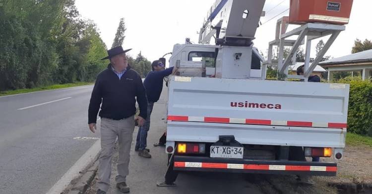 Iluminación Led llega a la zona urbana y rural de Longaví tras aprobación de millonario contrato