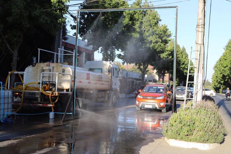 Municipalidad de Parral intensifica prácticas sanitizadoras en la comuna