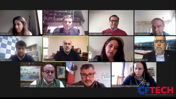 CFT Estatal del Maule participó en encuentro virtual con vicepresidente del Cruch