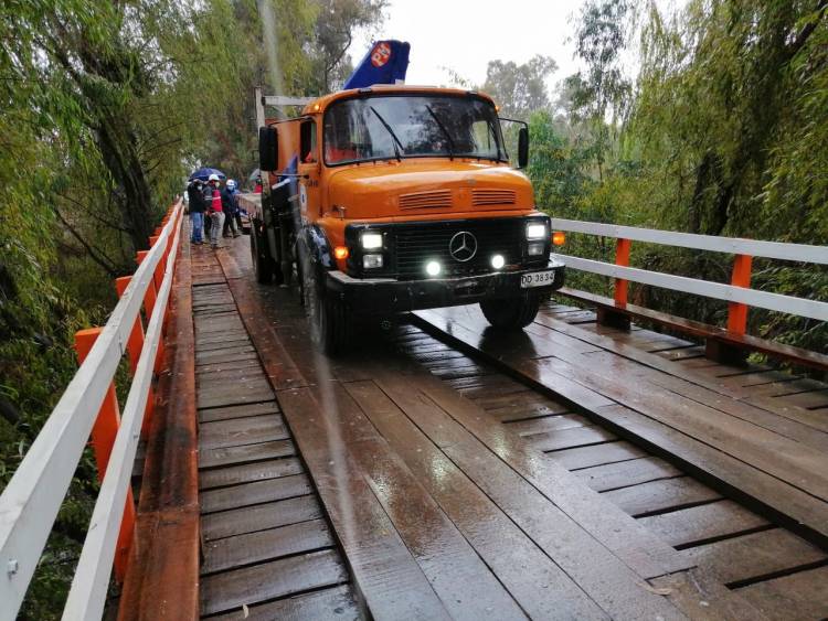 MOP mejora puente “Cachapivil” de la comuna de San Javier