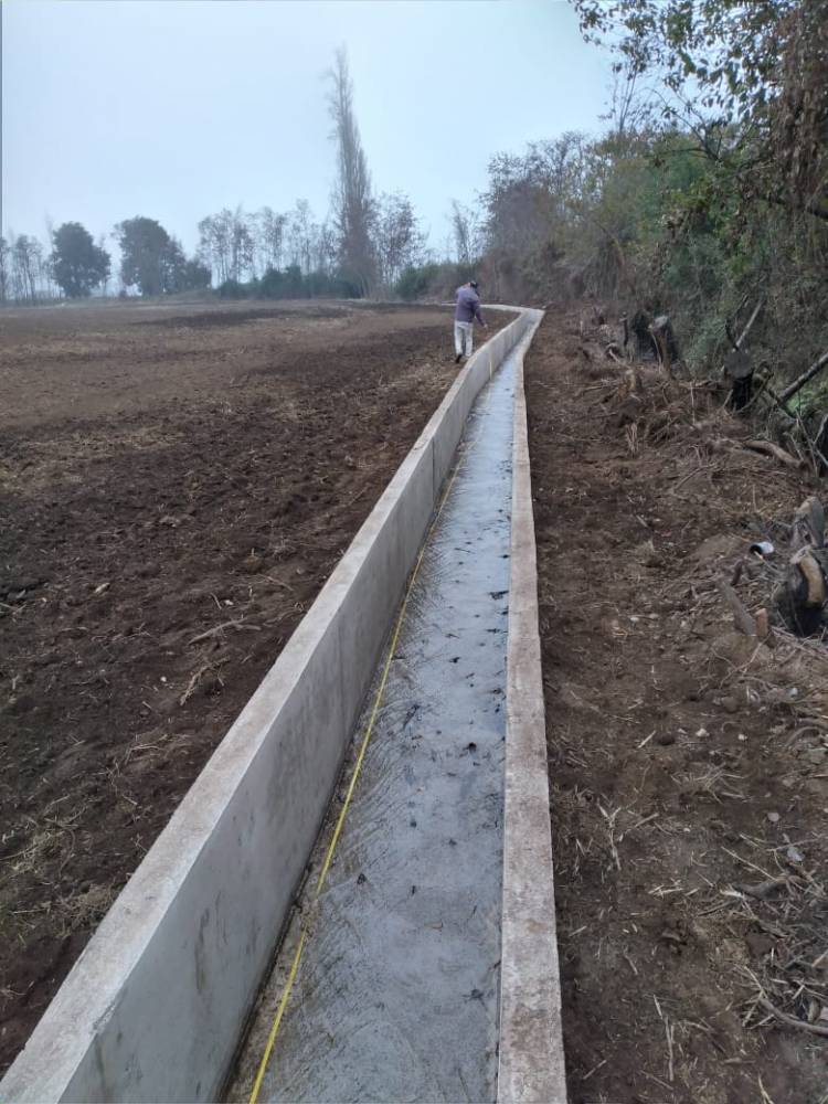 En Longaví mejoran capacidad de riego de Canal “San José” derivado “Yucalemu”