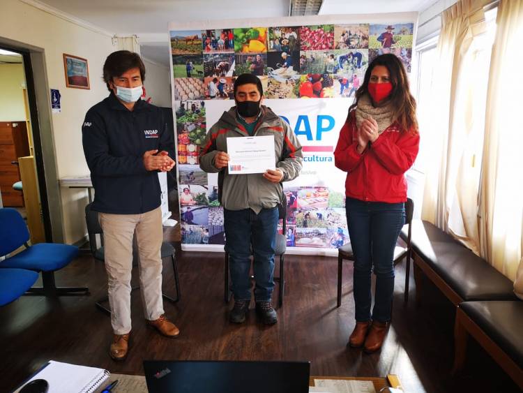 Entregan indemnizaciones a arandaneros de Parral, Retiro y Longaví afectados por las heladas en el Maule