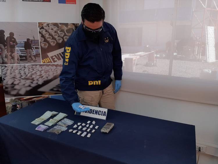 PDI de Parral detienen a dos personas que comercializaba droga desde su domicilio
