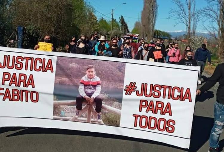 Comunidad de Abránquil se movilizó pidiendo justicia para el menor Fabián Muñoz Chavarría