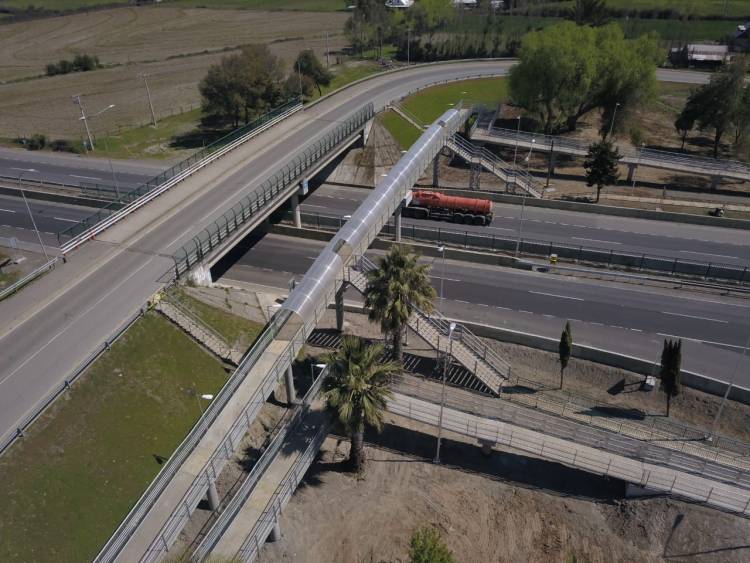 Pronta a inaugurar nueva pasarela en la zona de Miraflores en la Ruta Cinco sur