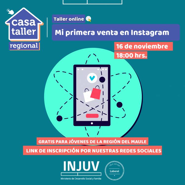 Injuv apoya emprendimiento juveniles con taller para potenciar venta de productos vía Instagram