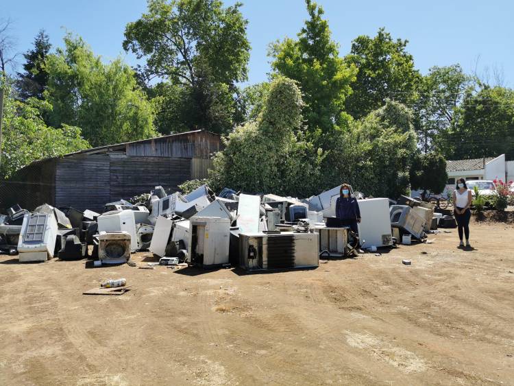 “Campaña de Reciclaje de Electrodomésticos y Pilas en Desuso” en Colbún recolectó 14 toneladas de residuos